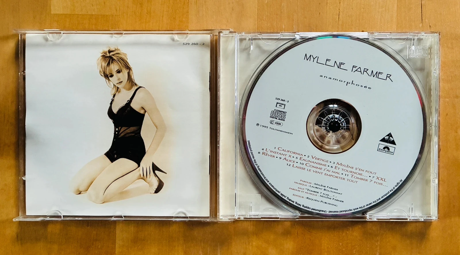 CD Mylène Farmer Anamorphosée. – photo 2